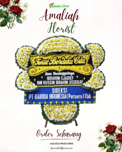 Papan Bunga Duka di Sudimara Pinang