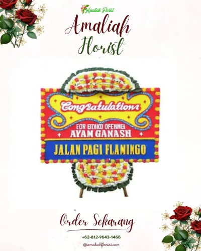 Bunga Papan Congratulation di Sudimara Pinang